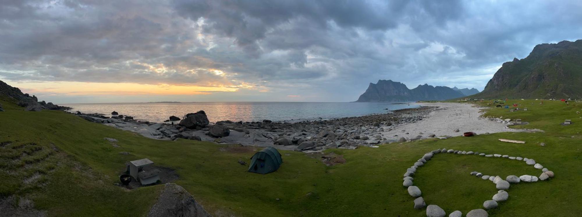 #Lofoten Leilighet Ved Sjoen Ballstad Exterior foto